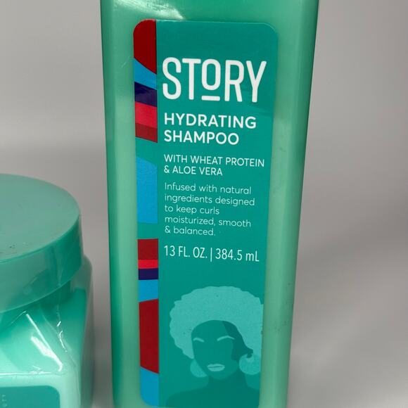 Lot of 2 Story Hair Care Hydrating Shampoo& Smoothing Twist & Set Curl Cream - Picture 4 of 7